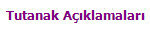 Tutanak A��klamalar�